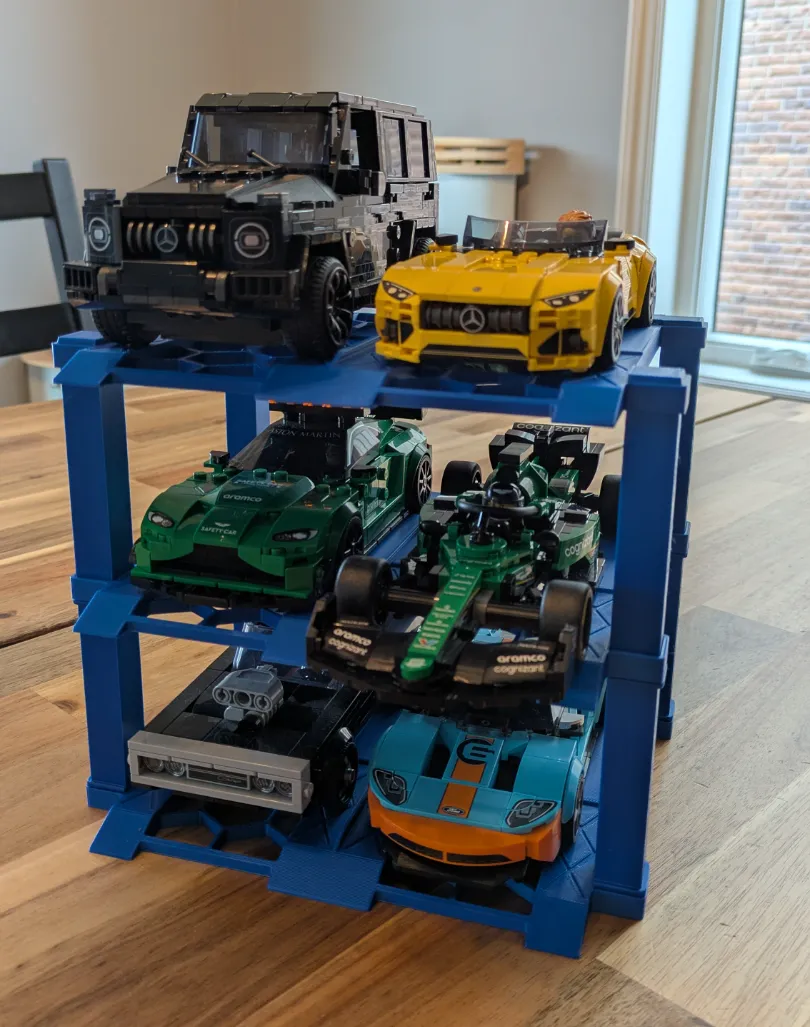 6 Car Speed Champions Stand